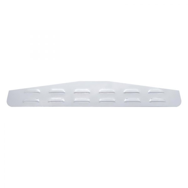 United Pacific® - Louvered Chrome Bottom Mud Flap Plate