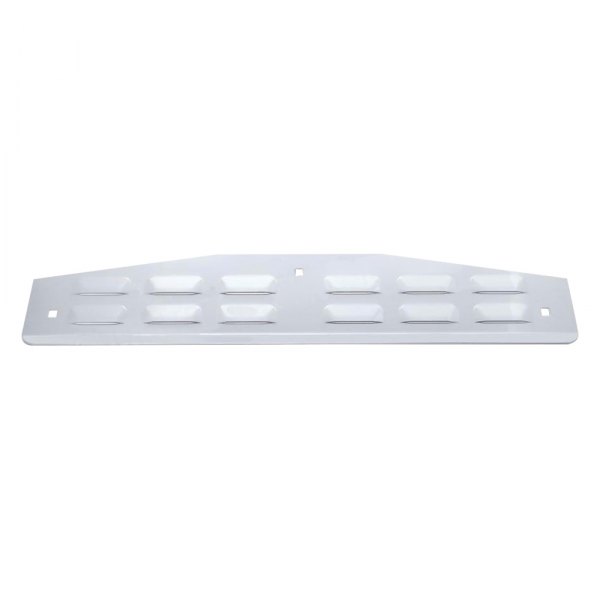 United Pacific® - Louvered Chrome Bottom Mud Flap Plate