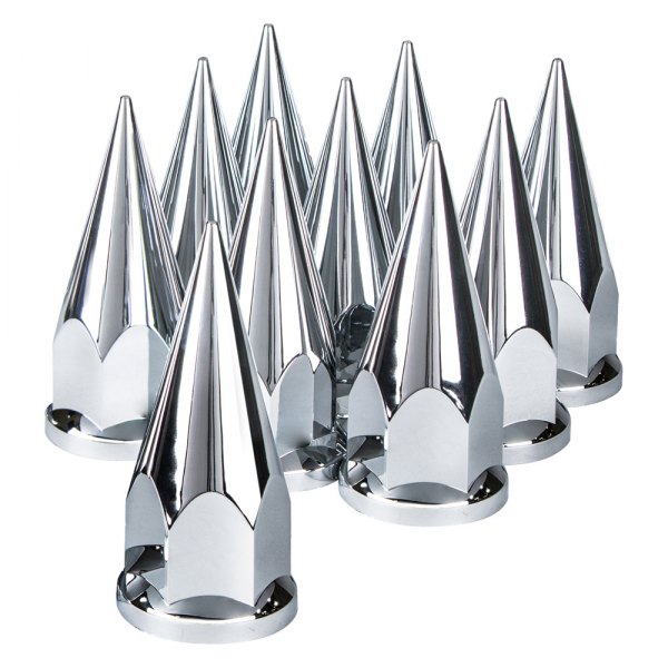 United Pacific® - Chrome Plastic Super Spike Nut Cover