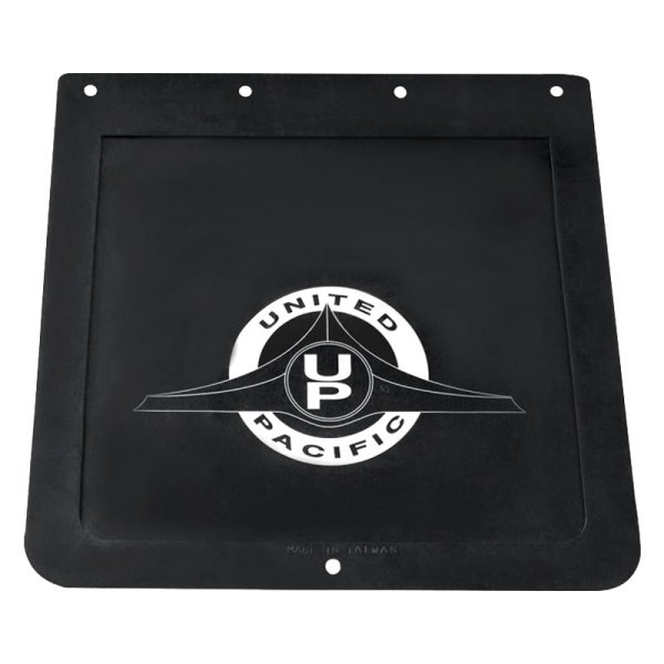 United Pacific® - Black Mud Flap with United Pacific Logo