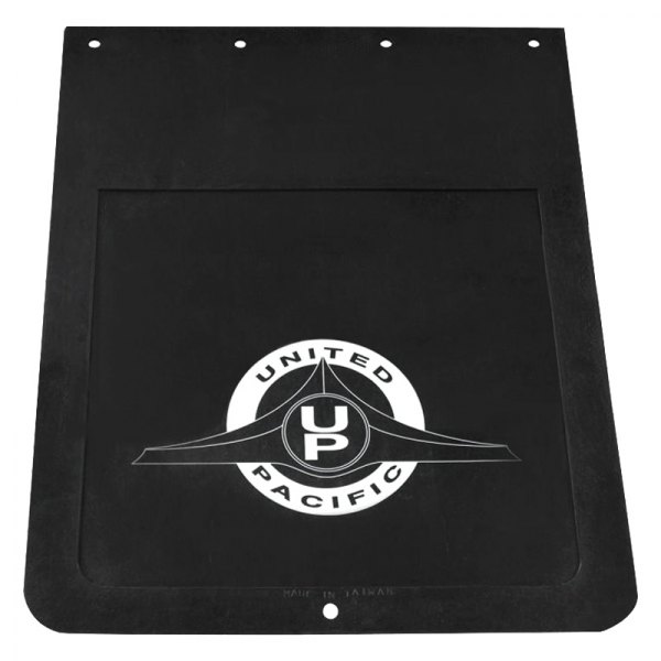 United Pacific® - Black Mud Flap with United Pacific Logo