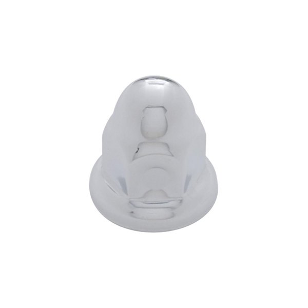 United Pacific® - Chrome Steel Nipple Nut Cover with Flange