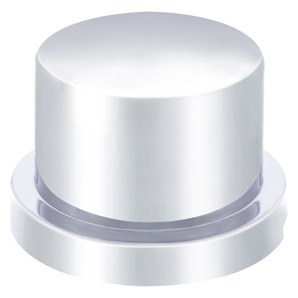 United Pacific® - Chrome Plastic Flat Top Nut Cover