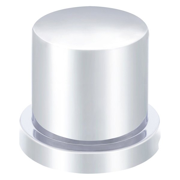 United Pacific® - Chrome Plastic Flat Top Nut Cover