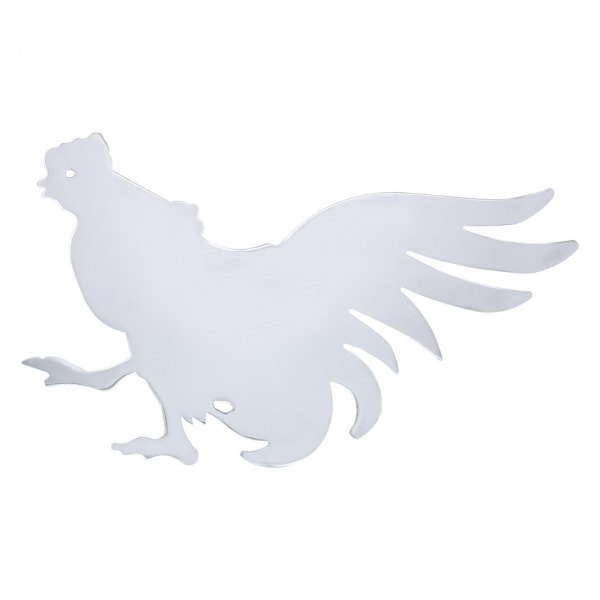 United Pacific® - Chicken Chrome Facing Left Emblem Cutout