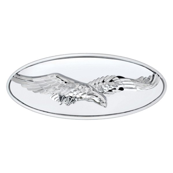 United Pacific® - Peterbilt "Eagle" Oval Chrome Hood Emblem