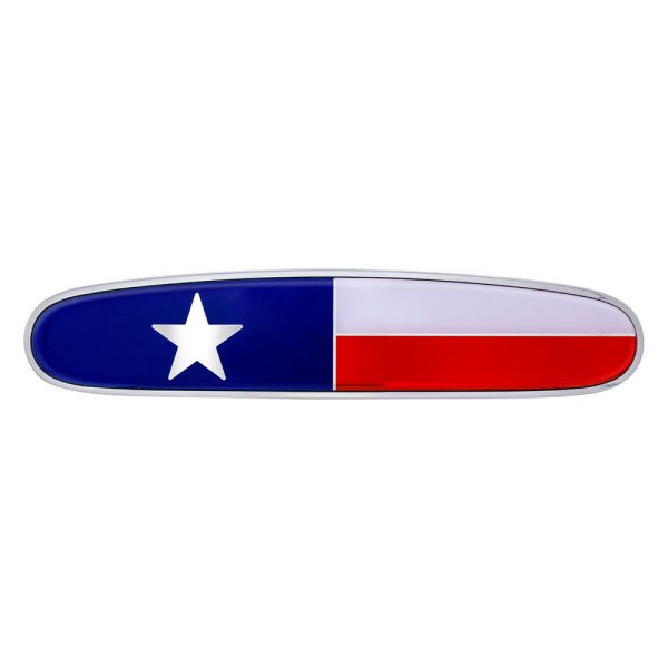 United Pacific® - Freightliner "Texas Flag" Oval Chrome Hood Emblem