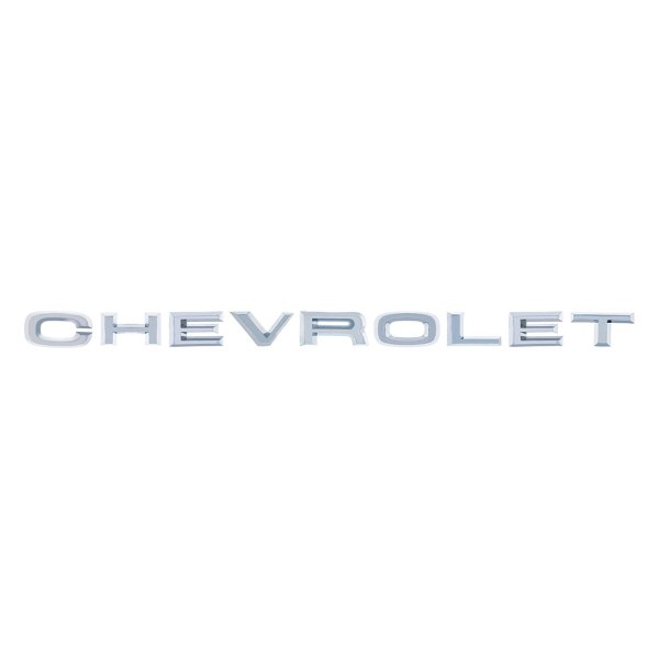 United Pacific® - "Chevrolet" Letters Chrome Hood Emblem