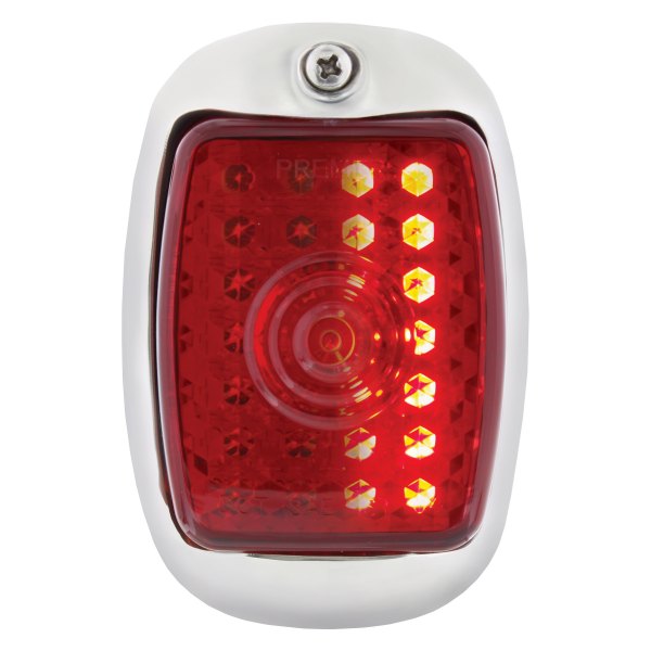 United Pacific® - Driver Side Black/Red Sequential LED Tail Light, Chevy Fleetmaster