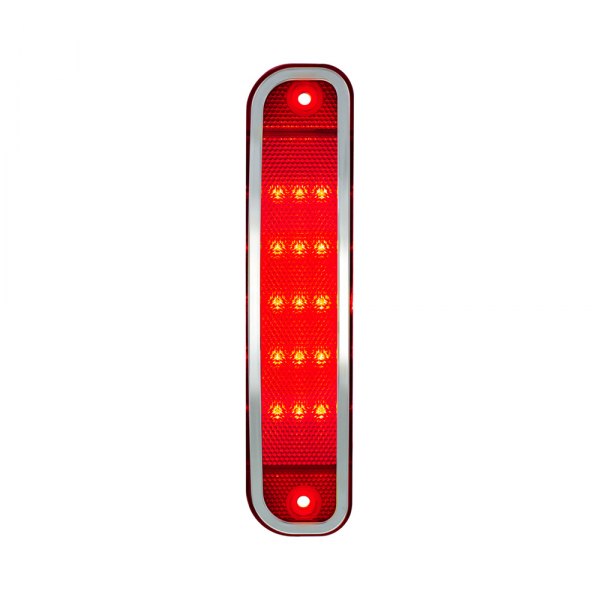 United Pacific® - Chrome/Red LED Side Marker Light
