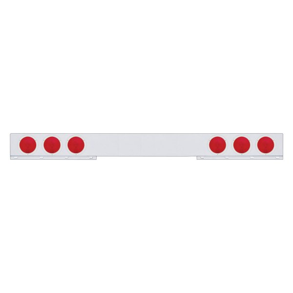 United Pacific® - 94" Rear Light Bar with Six 4" Lights