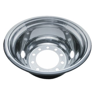 United Pacific® - Uni-Mount 22-1/2" 2 Slot 2 Hand Hole Stainless Steel Wheel Simulator
