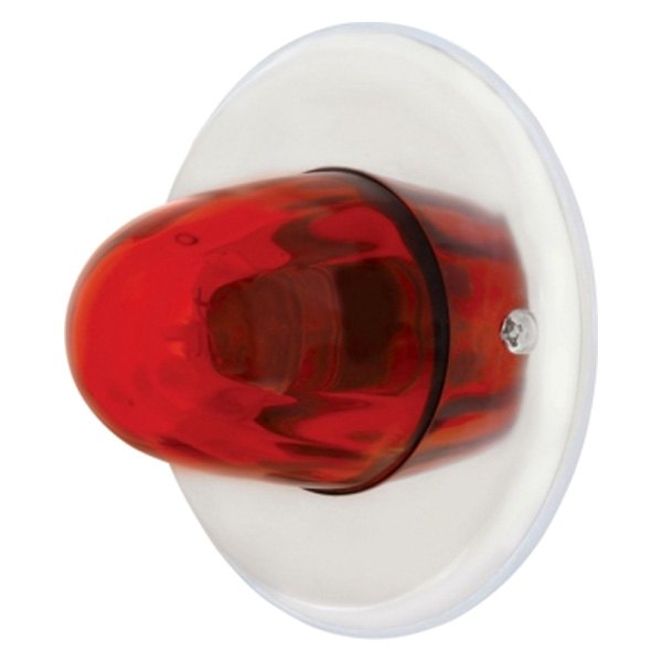 United Pacific® - Watermelon Chrome/Red Crystal Side Marker Light