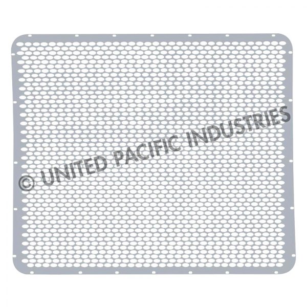 United Pacific® - 1-Pc Polished Alternating Oval Hole Laser Cut Main Grille