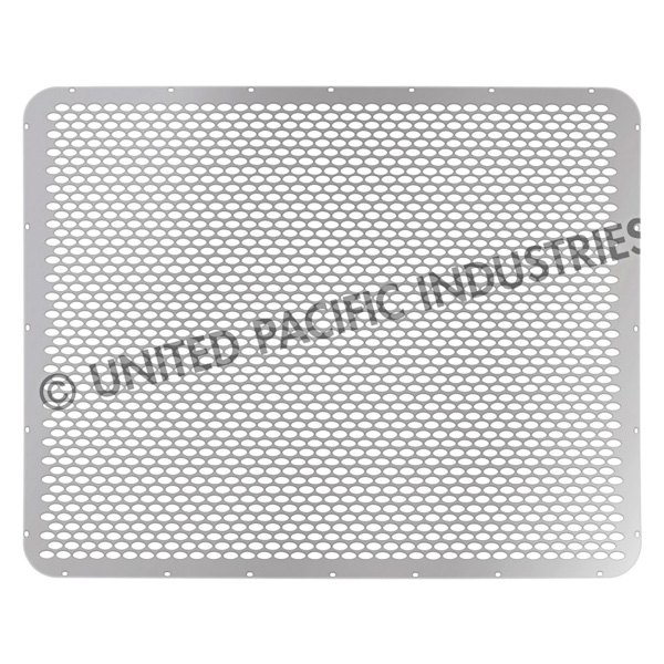 United Pacific® - 1-Pc Polished Alternating Oval Hole Laser Cut Main Grille
