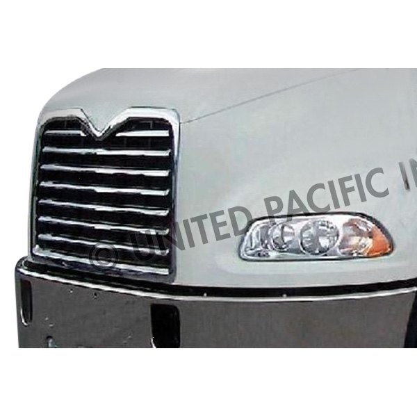 United Pacific® - 1-Pc Chrome Horizontal Billet Main Grille