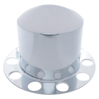 United Pacific® - Stainless Dome Rear Axle Cover Kit