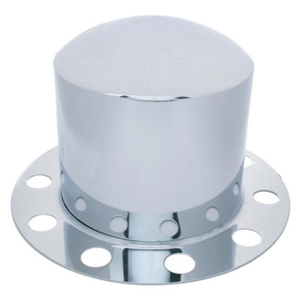United Pacific® - Stainless Dome Rear Axle Cover Kit