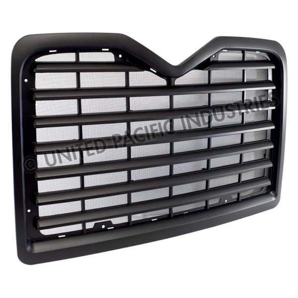 United Pacific® - 1-Pc Black Horizontal Billet Main Grille