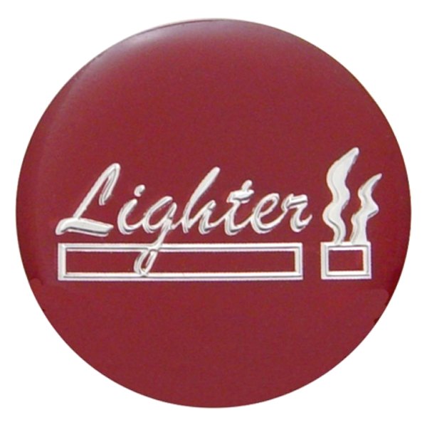 United Pacific® - Glossy Cigarette Red Lighter Knob Sticker
