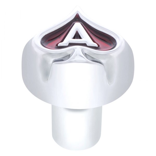 United Pacific® - Chrome Ace of Spades Thread-On Shift Knob