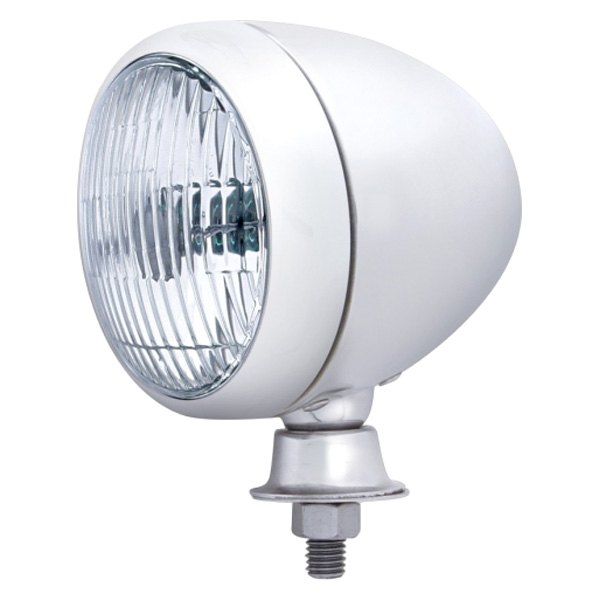 United Pacific® - Teardrop 4.75" Round Stainless Steel Housing Spot Beam Light with Clear Lens