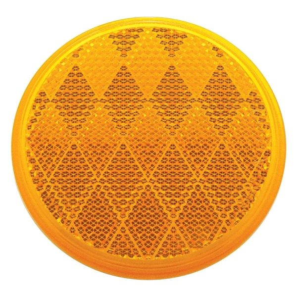 United Pacific® - Quick Mount Amber Round Reflector