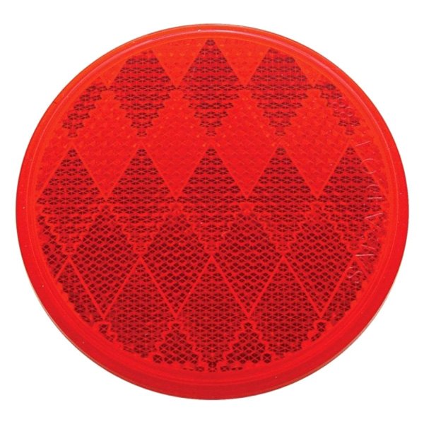 United Pacific® - Quick Mount Red Round Reflector