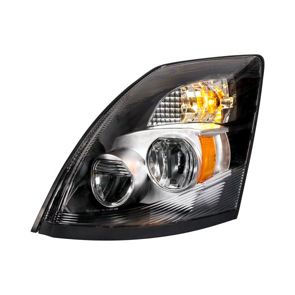 United Pacific® - Driver Side Black/Chrome LED Headlight