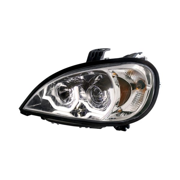 United Pacific® - Driver Side Chrome LED DRL Bar Projector Headlight, Freightliner Columbia