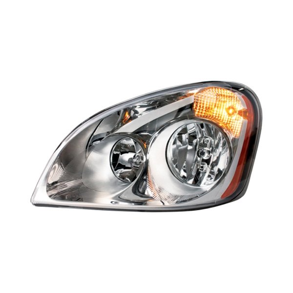 United Pacific® - Driver Side Chrome Euro Headlight, Freightliner Cascadia