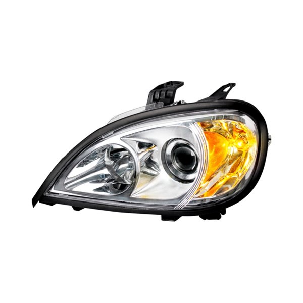 United Pacific® - Driver Side Chrome Projector Headlight, Freightliner Columbia