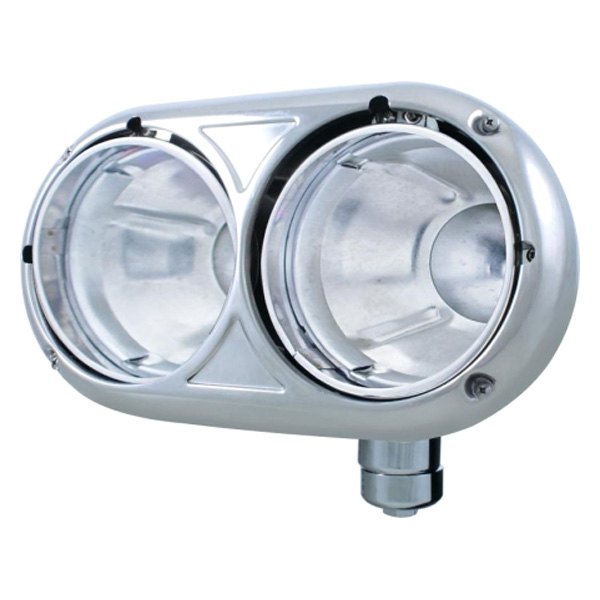 United Pacific® - Passenger Side Chrome Factory Style Headlight Housing
