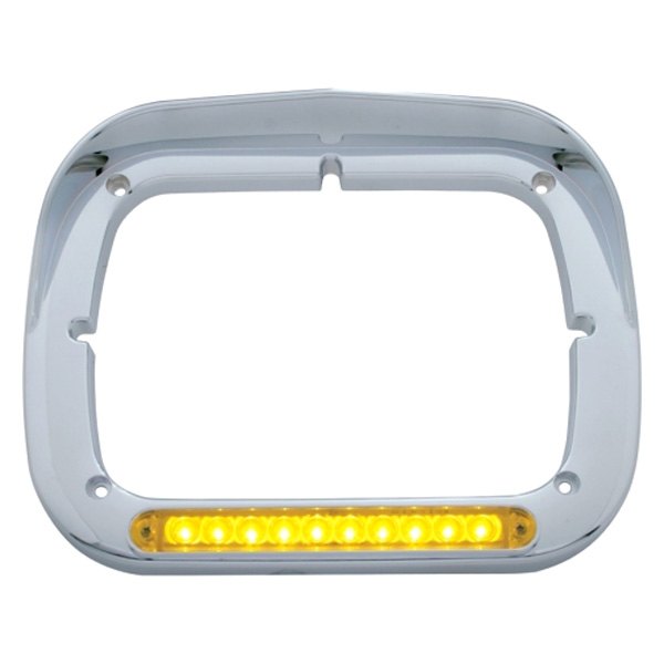 United Pacific® - 10 LED Single Headlight Bezel