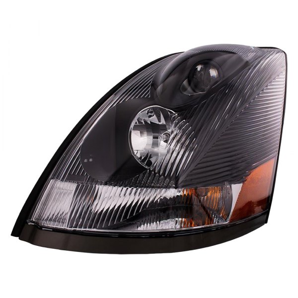 United Pacific® - Driver Side Black Factory Style Headlight