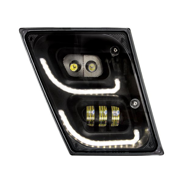 United Pacific® - Passenger Side Projector LED Fog Light with DRL