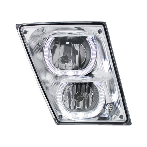 United Pacific® - Passenger Side Halo Fog Light With LED DRL