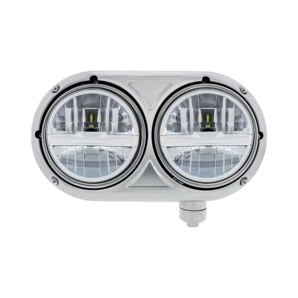United Pacific® - Passenger Side Chrome LED Headlight