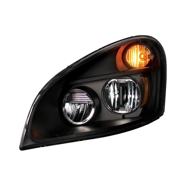 United Pacific® - Driver Side Black LED Headlight, Freightliner Cascadia