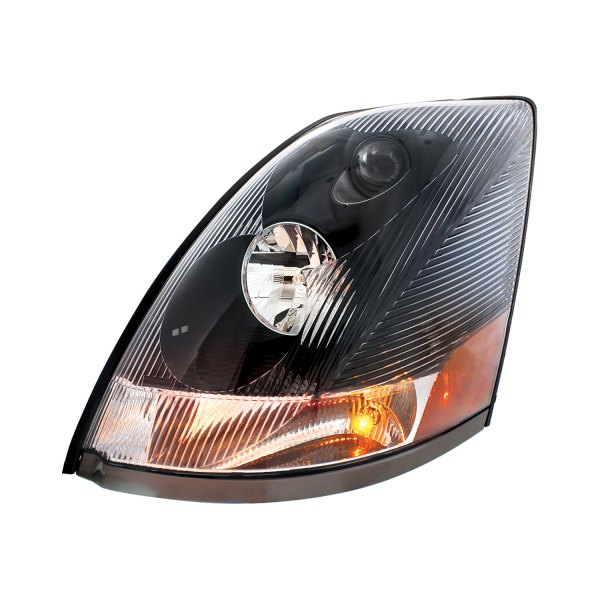 United Pacific® - Driver Side Black Projector Headlight