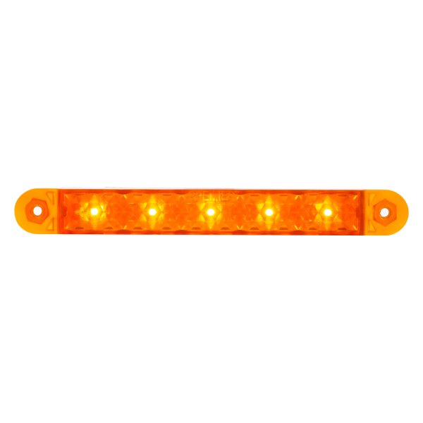 United Pacific® - 5" SMD Amber LED Strip With Hard Wire Connection