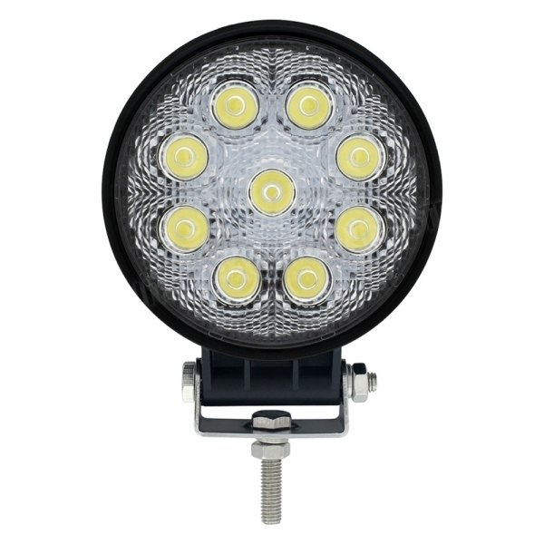 United Pacific® - Competition Series High Power 27W Round Flood Beam LED Light, Front View
