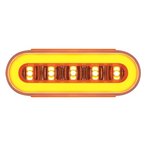 United Pacific® - GLO Series 6" Oval LED Turn Signal Light