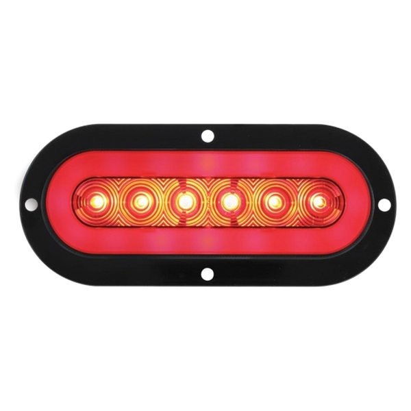 United Pacific® - GLO Oval Flange Mount LED Tail Light