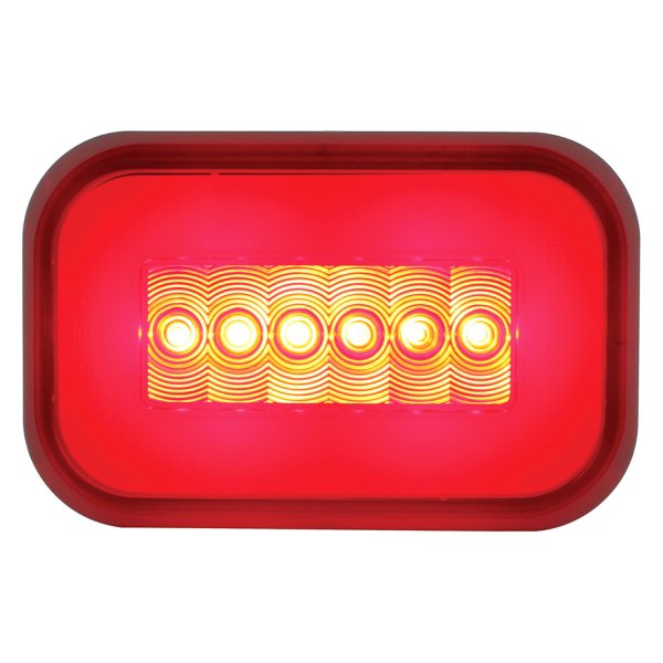 United Pacific® - 5.3" Rectangular LED Combination Tail Light