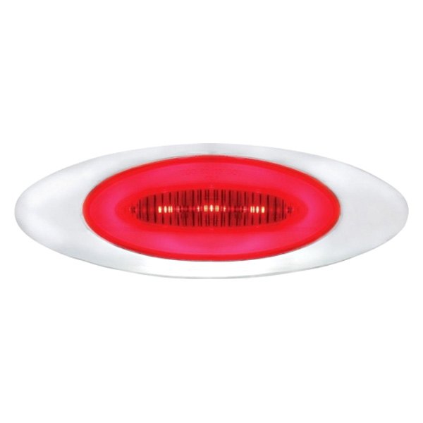 United Pacific® - Phantom I 7"x2" Oval Red LED Side Marker Light