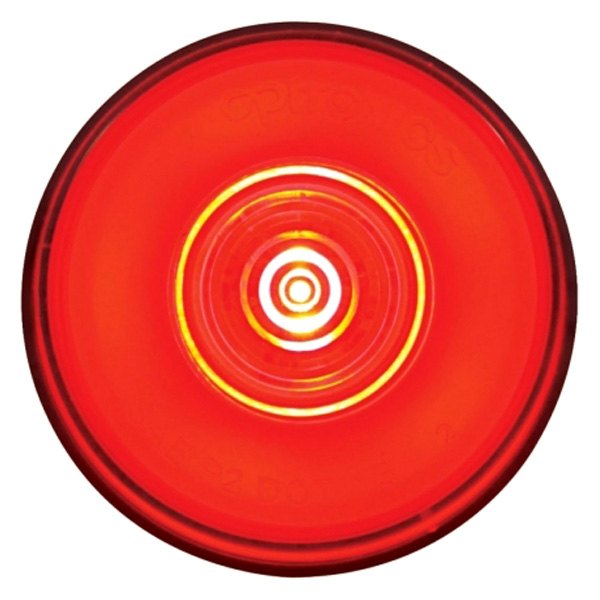 United Pacific® - GLO 2" Round Red LED Side Marker Light