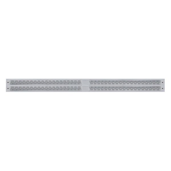 United Pacific® - Chrome Top Mud Flap Plate with 19 LED Light Bars