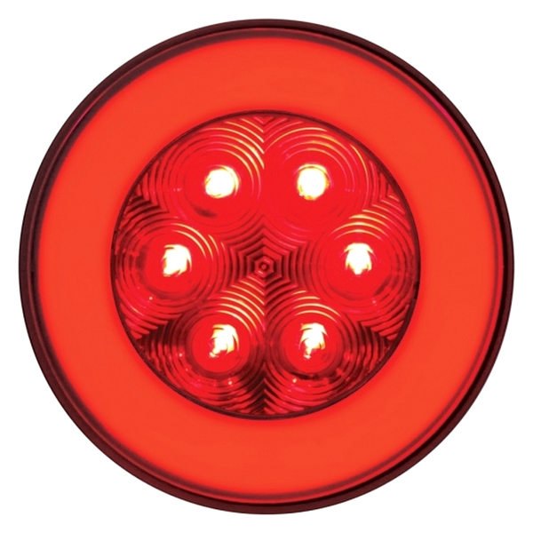 United Pacific® - GLO 4" LED Tail Light with Grommet and Plug