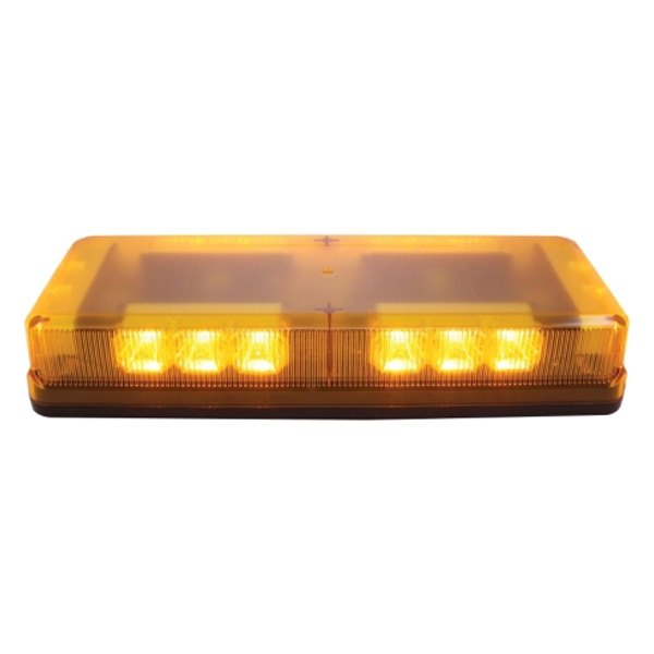 United Pacific® - Magnet Mount Amber LED Emergency Mini Light Bar